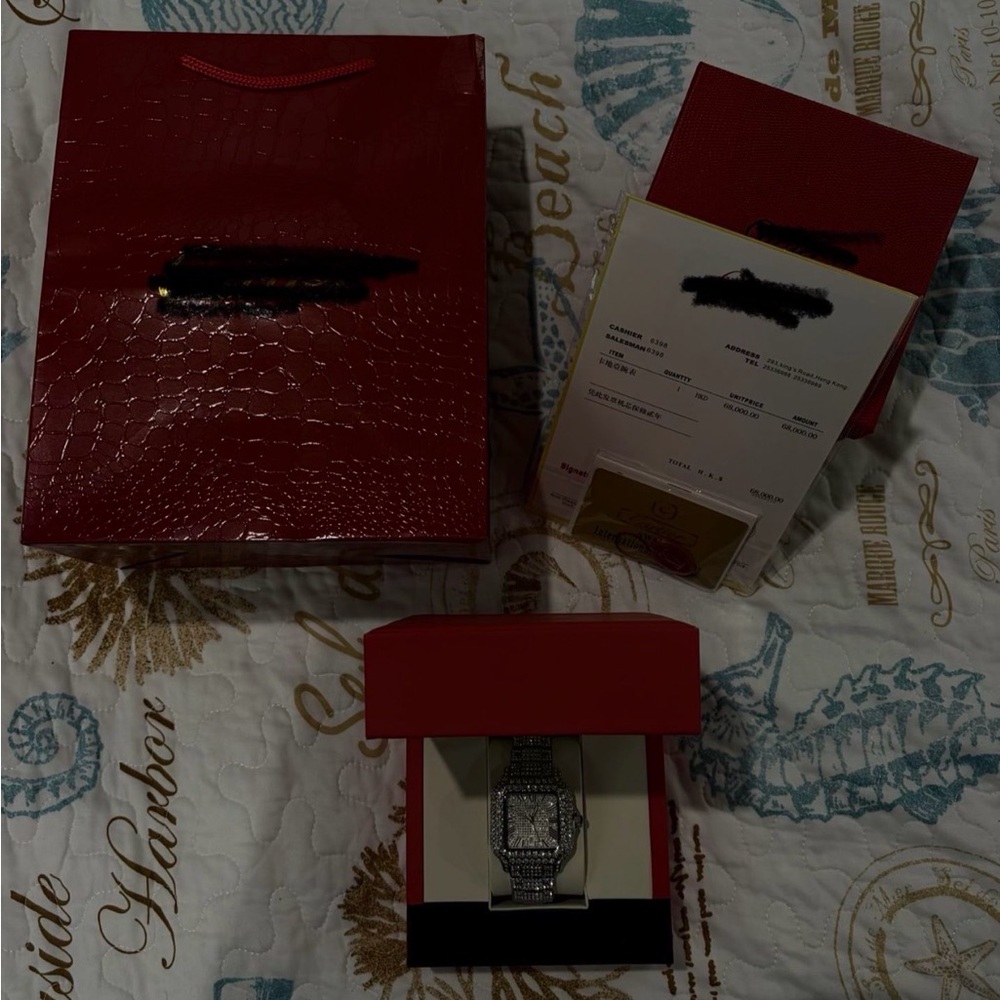 Luxurious Red Crocodile Pattern Box Set - image 3